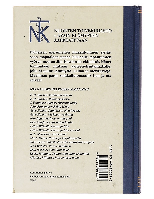 Aarresaari - Stevenson, Robert Louis - Romaanit ja novellit - 10105641874 - 1