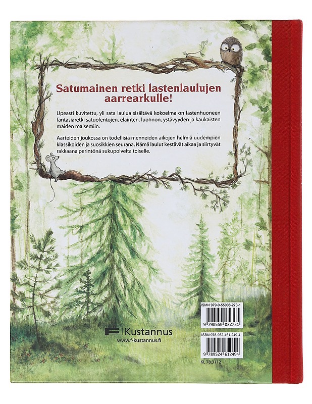 Lauluaarteiden kirja / kuvitus: Nora Surojegin - Kari, Virpi - Musiikki- ja elokuvakirjat - 10105641910 - 1
