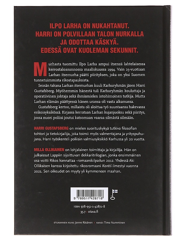 Karhuryhmä. 2, Matkalla mielen mestariksi: tapaus: Ilpo Larha - Gustafsberg, Harri - Elämäkerrat ja muistelmat - 10105641998 - 1