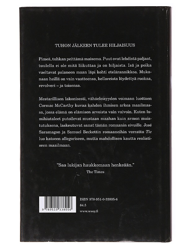 Tie - McCarthy, Cormac - Romaanit ja novellit - 10105641994 - 1