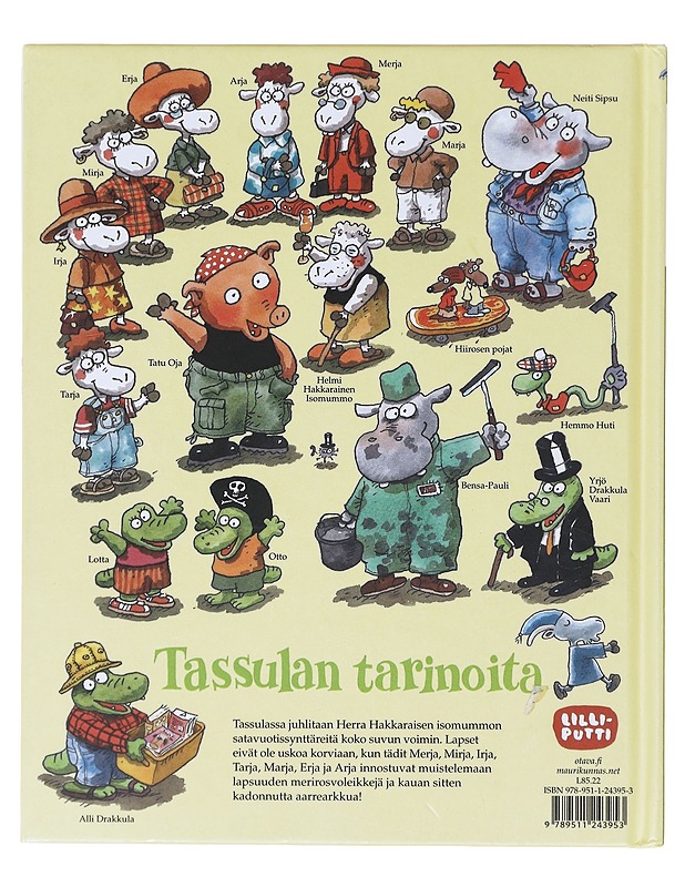 Seitsemän tätiä ja aarre - Kunnas, Tarja - Lastenkirjat - 10105641991 - 1