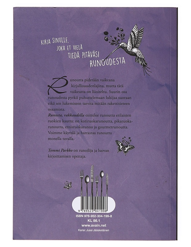 Runosta, rakkaudella - Tommi Parkko - Runot ja näytelmät - 10105642000 - 1