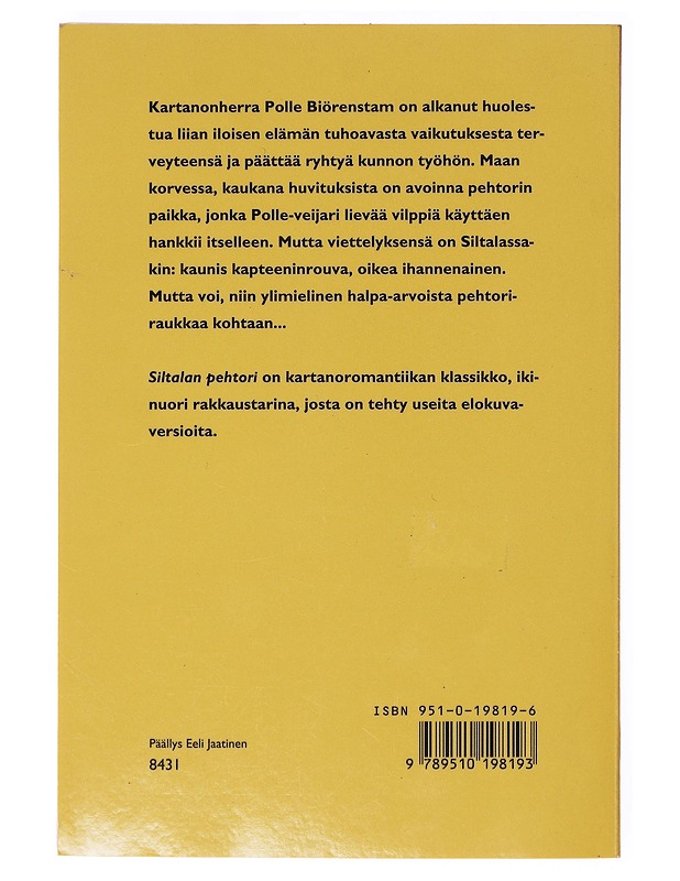 Siltalan pehtori - Selmer-Geeth, Harald - Romaanit ja novellit - 10105642041 - 1