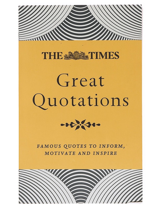 The Times Great Quotations - Owen, James - Tietokirjat - 10105642080 - 0