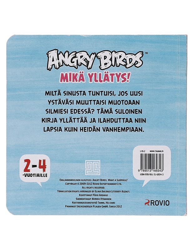 Angry Birds : Mikä yllätys! - Arenius, Päivi - Lastenkirjat - 10105642083 - 1