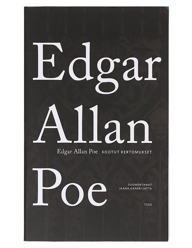 Kootut kertomukset - Poe, Edgar Allan - Romaanit ja novellit - 10105642094 - 0