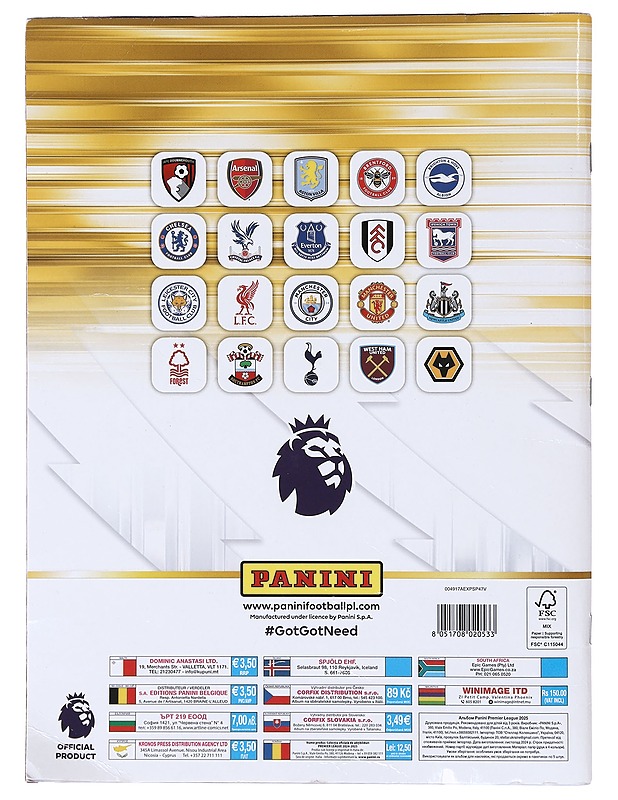 Premier League Official Sticker Collection 2024 - Lehdet - 10105642105 - 1