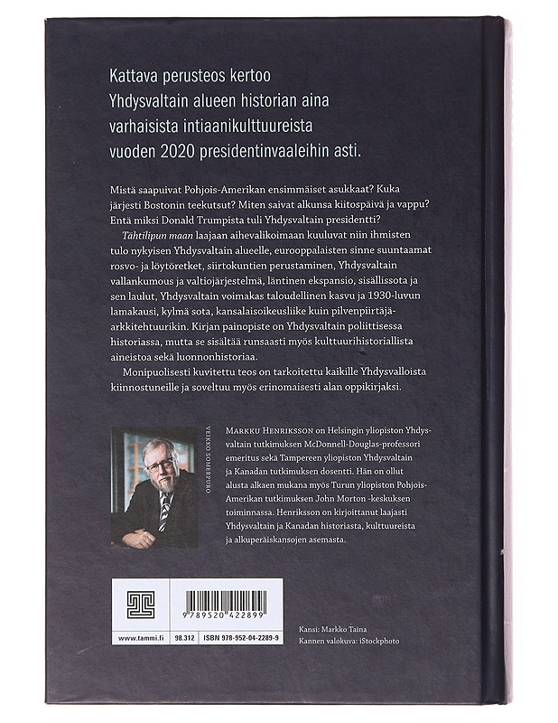 Tähtilipun maa : Yhdysvaltain alueen historia - Henriksson, Markku - Historiakirjat - 10105642113 - 1