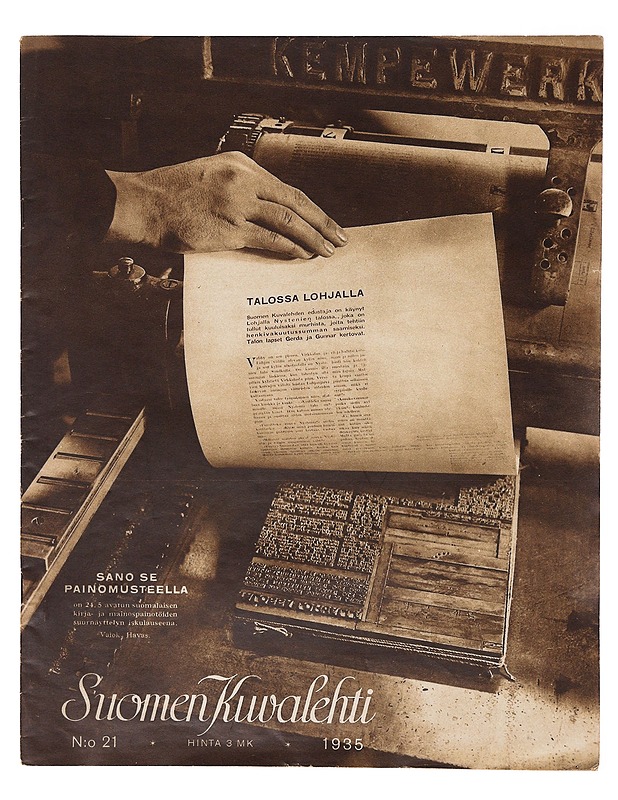 Suomen Kuvalehti 21/1935 - Lehdet - 10105642129 - 0
