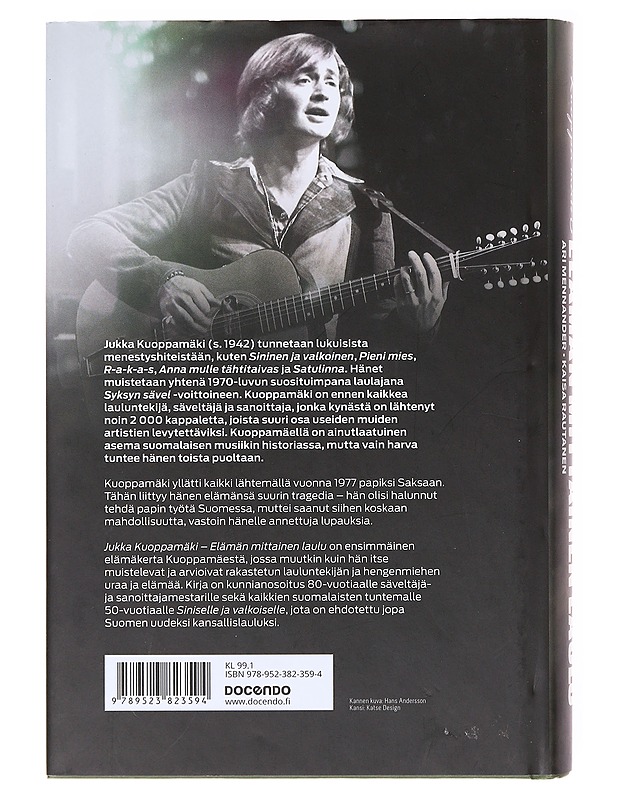 Jukka Kuoppamäki / elämän mittainen laulu - Mennander, Ari - Elämäkerrat ja muistelmat - 10105642158 - 1