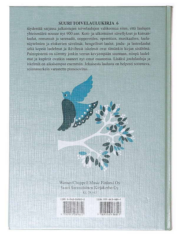 Suuri toivelaulukirja 6 - Vuoristo, Aapeli - Tietokirjat ja oppaat - 10105642172 - 1