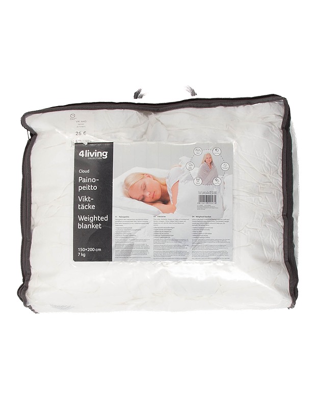 4LIVING COLLECTION Cloud painopeitto, 150x200 cm, 7 kg - Tyynyt ja peitot - 10105642190 - 0