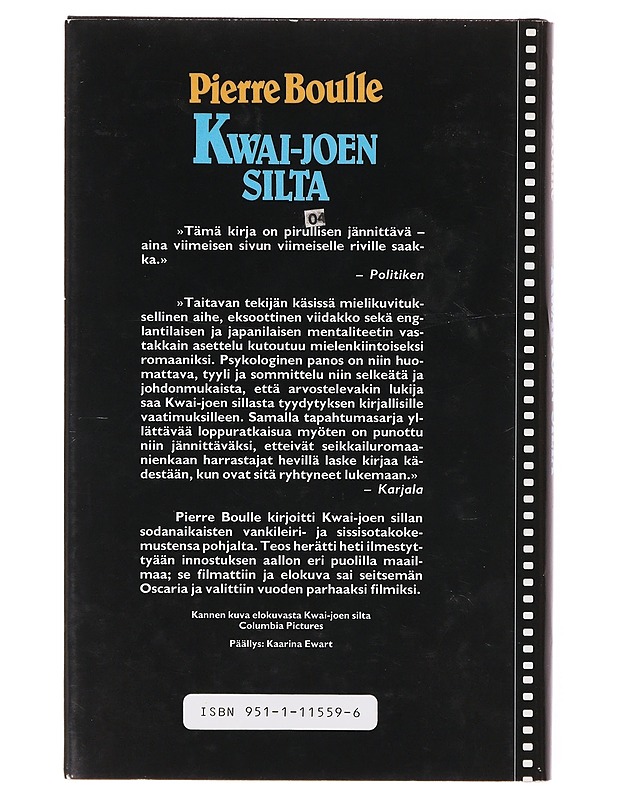 Kwai-joen silta - Boulle, Pierre - Romaanit ja novellit - 10105642197 - 1