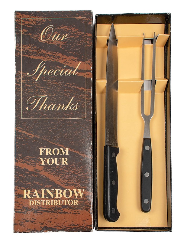 RAINBOW DISTRIBUTOR paistiveitsi ja -haarukka - Tarjoiluastiat - 10105642224 - 0