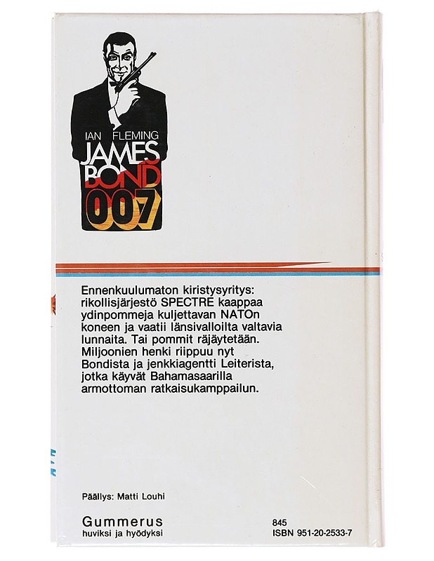 Pallosalama - Fleming, Ian - Romaanit ja novellit - 10105642228 - 1