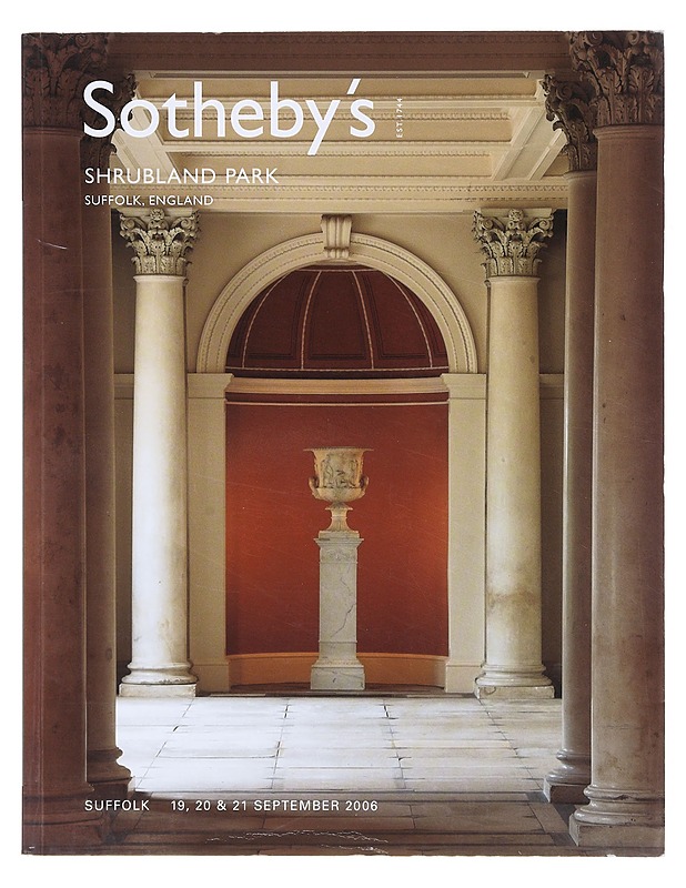 Sotheby's: Shrubland Park - Historiakirjat - 10105642313 - 0