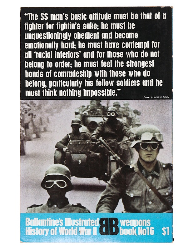 Waffen SS. The Asphalt Soldiers - John Keegan - Historiakirjat - 10105642353 - 1