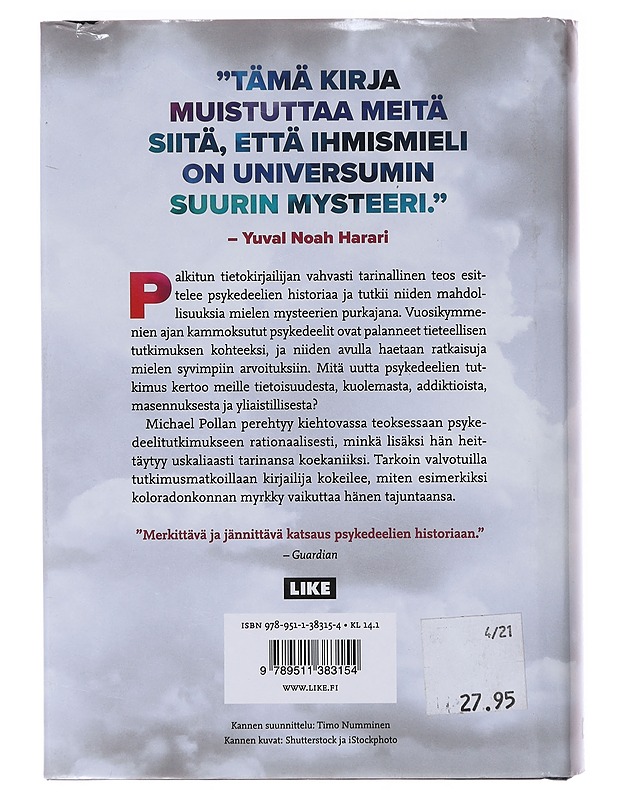 Tuntematon mieli - Pollan, Michael - Tietokirjat - 10105642378 - 1