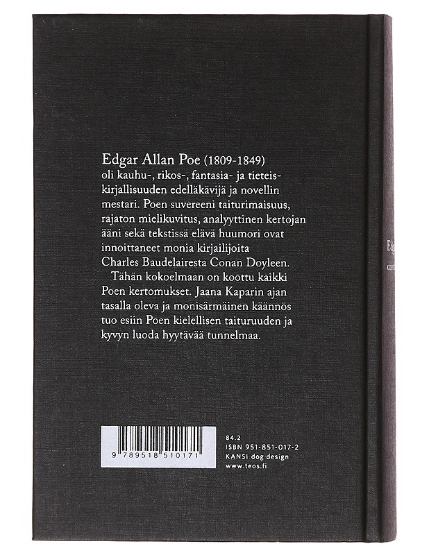 Kootut kertomukset - Poe, Edgar Allan - Kirja lahjaksi - 10105642389 - 1