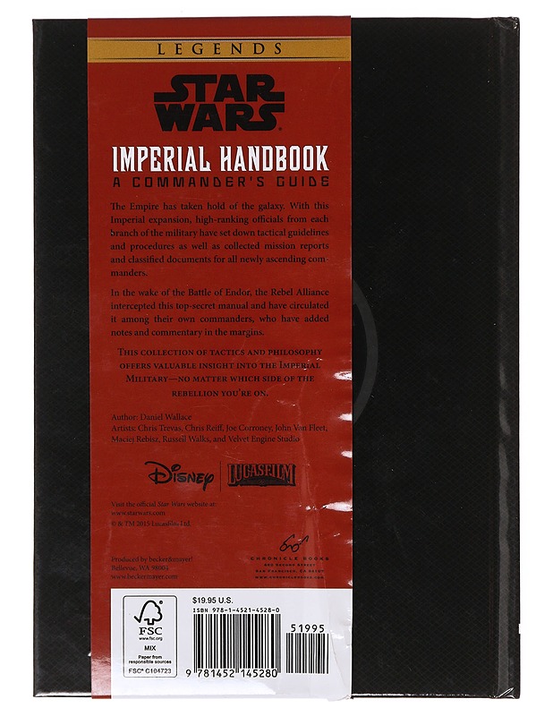 Star Wars: Imperial Handbook - Wallace, Daniel - Tietokirjat - 10105642518 - 1