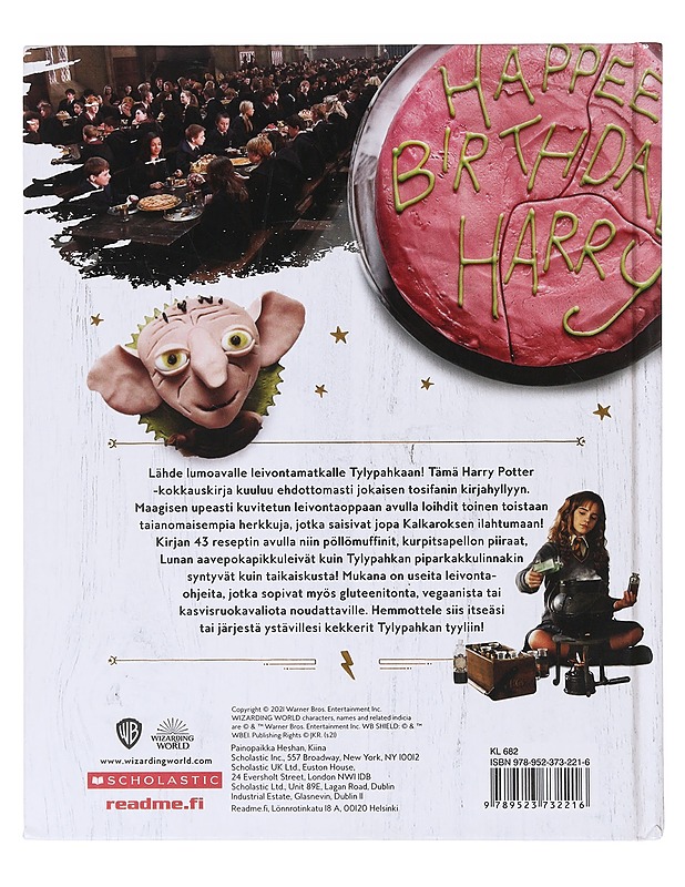 Harry Potter -kokkauskirja - Farrow, Joanna - Ruokakirjat - 10105642564 - 1