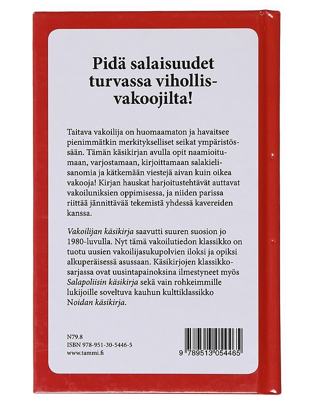Vakoilijan käsikirja - Jalo, Marvi - Nuorten kirjat - 10105642607 - 1