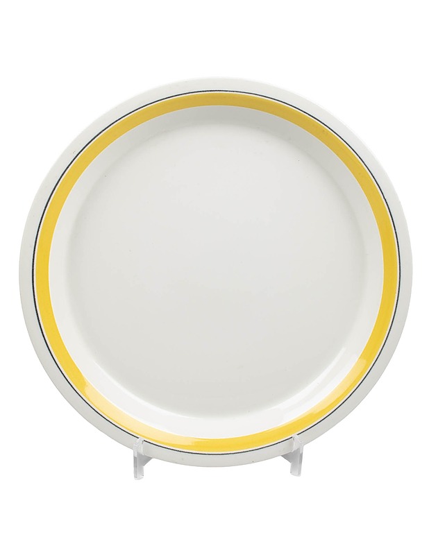 ARABIA Faenza keltaraita lautanen - Designsuosikit - 10105642625 - 0