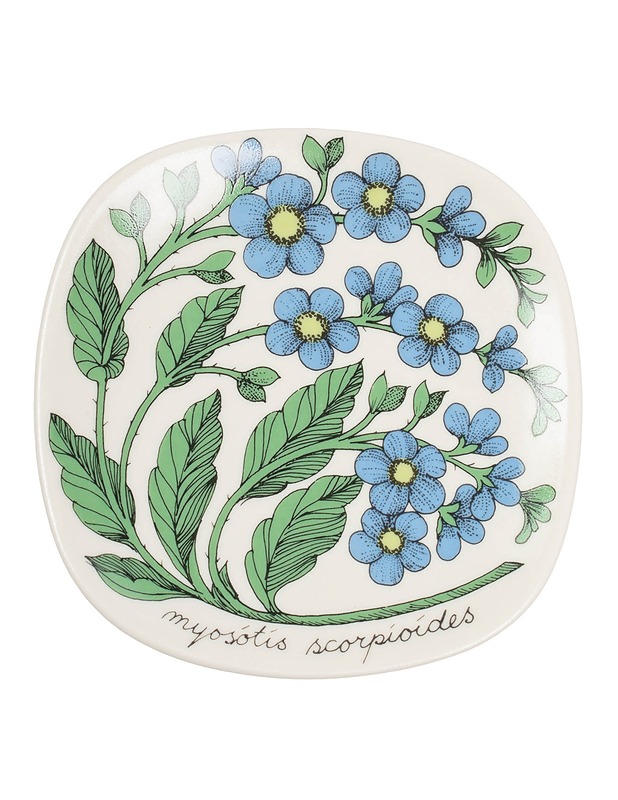 ARABIA Botanica Luhtalemmikki seinälautanen - Designsuosikit - 10105642638 - 0