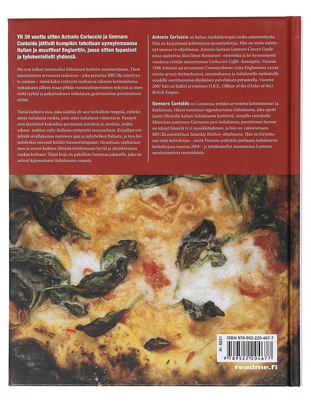 Kaksi italialaista ahmattia - Carluccio, Antonio - Ruokakirjat - 10105642676 - 1