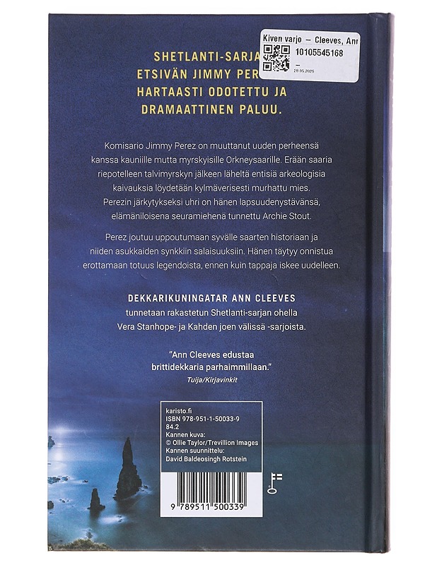 Kiven varjo - Cleeves, Ann - Romaanit ja novellit - 10105642682 - 1