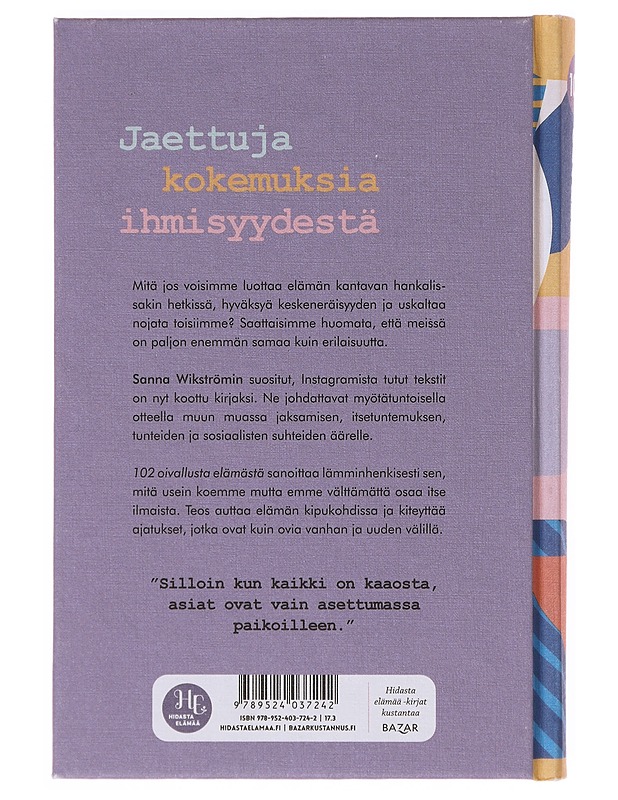 102 oivallusta elämästä - Sanna Wikström - Tietokirjat ja oppaat - 10105642722 - 1