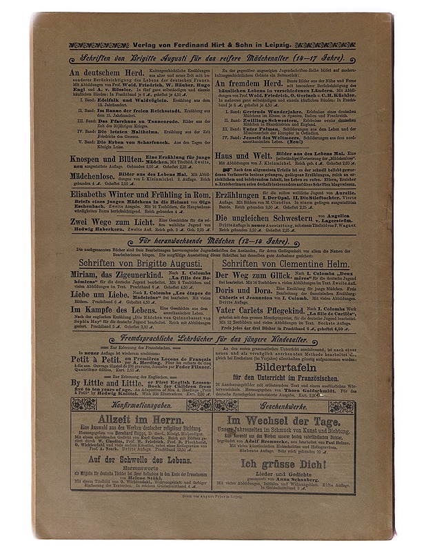 F. Hirts Bilderschatz zur Länder- und Völkerkunde - Historiakirjat - 10105642758 - 1