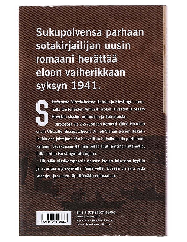 Sissiosasto Hirvelä - Esa Sirén - Romaanit ja novellit - 10105642762 - 1