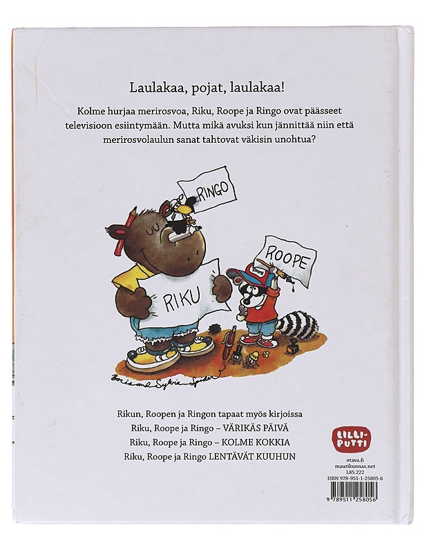 Riku, Roope ja Ringo televisiossa - Kunnas, Mauri - Lastenkirjat - 10105642765 - 1