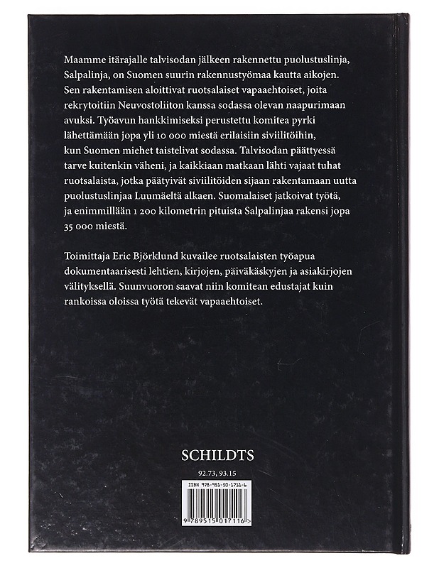 Kohti Salpalinjaa - Björklund, Eric - Historiakirjat - 10105642774 - 1