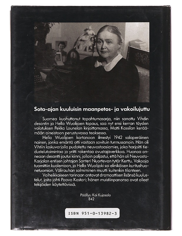 Kahden naisen sota / vuosisadan vakoilutarina - Pekka Lounela - Elämäkerrat ja muistelmat - 10105642823 - 1