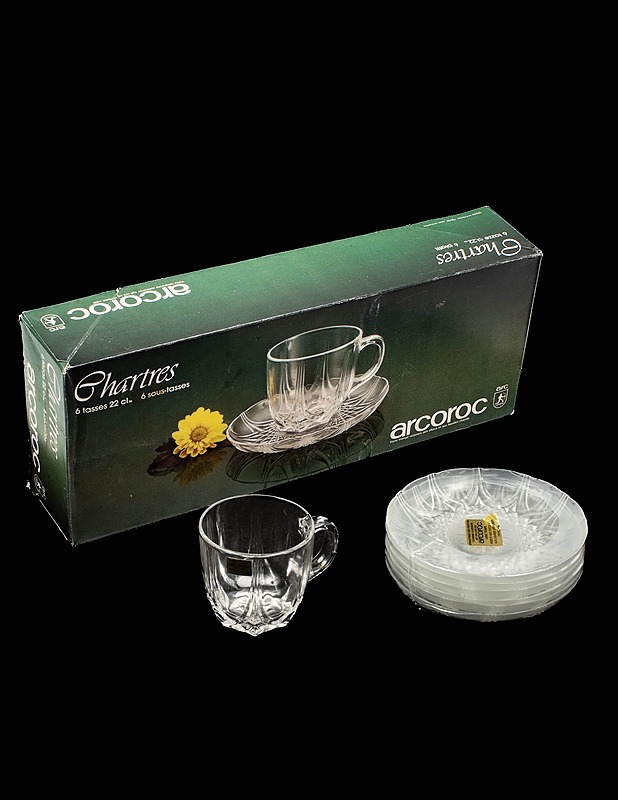 ARCOROC Chartres lasinen astiasto, 12 osaa - Lasit - 10105642829 - 0