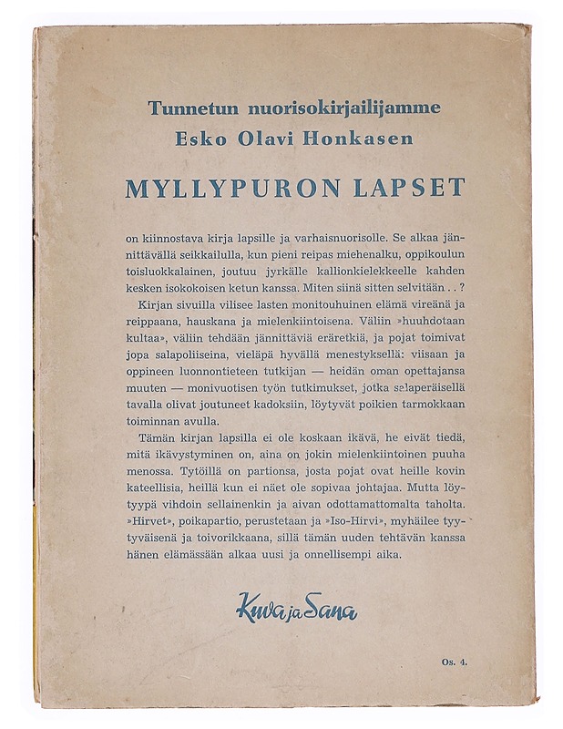 Myllypuron lapset - Esko Olavi Honkanen - Lastenkirjat - 10105642846 - 1