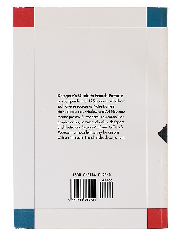 Designer's guide to French patterns - Catherine B. - Historiakirjat - 10105642856 - 1
