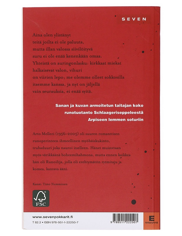 Runot - Melleri, Arto - Runot ja näytelmät - 10105642871 - 1