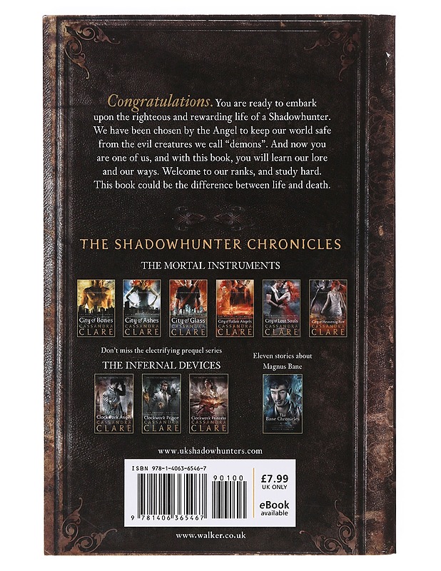 The shadowhunter's codex - Clare, Cassandra - Fantasia- ja scifi - 10105642891 - 1