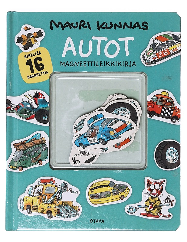 Autot : magneettileikkikirja - Mauri Kunnas - Lastenkirjat - 10105642907 - 0