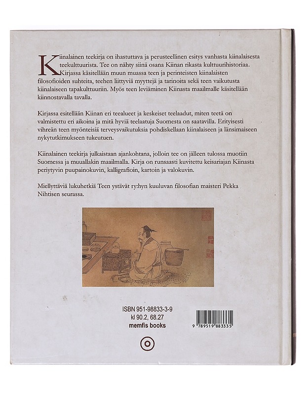 Kiinalainen teekirja - Pekka Nihtinen - Historiakirjat - 10105642926 - 1
