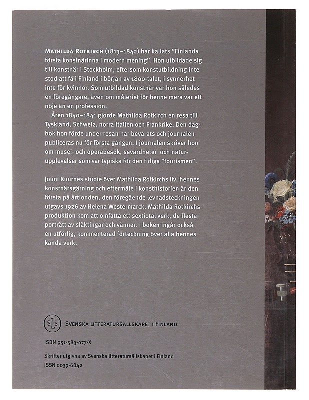Mathilda Rotkirch / konstnärinna och resenär - Kuurne, Jouni - Elämäkerrat ja muistelmat - 10105642947 - 1