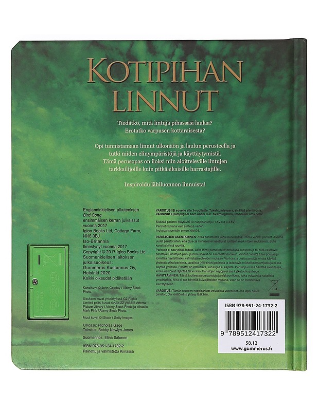 Kotipihan linnut / opi tunnistamaan yleisimmät linnut - Newlyn-Jones, Bobby - Tietokirjat ja oppaat - 10105642994 - 1