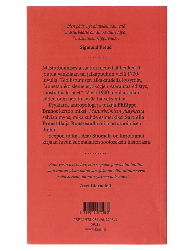 Masturboimisen ylistys - Brenot, Philippe - Historiakirjat - 10105643006 - 1
