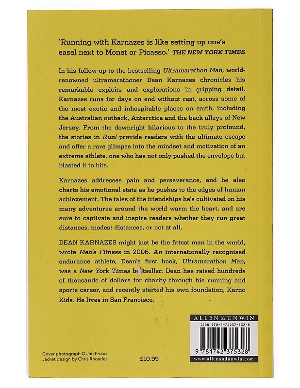 Run! - Dean Karnazes - Elämäkerrat ja muistelmat - 10105643012 - 1