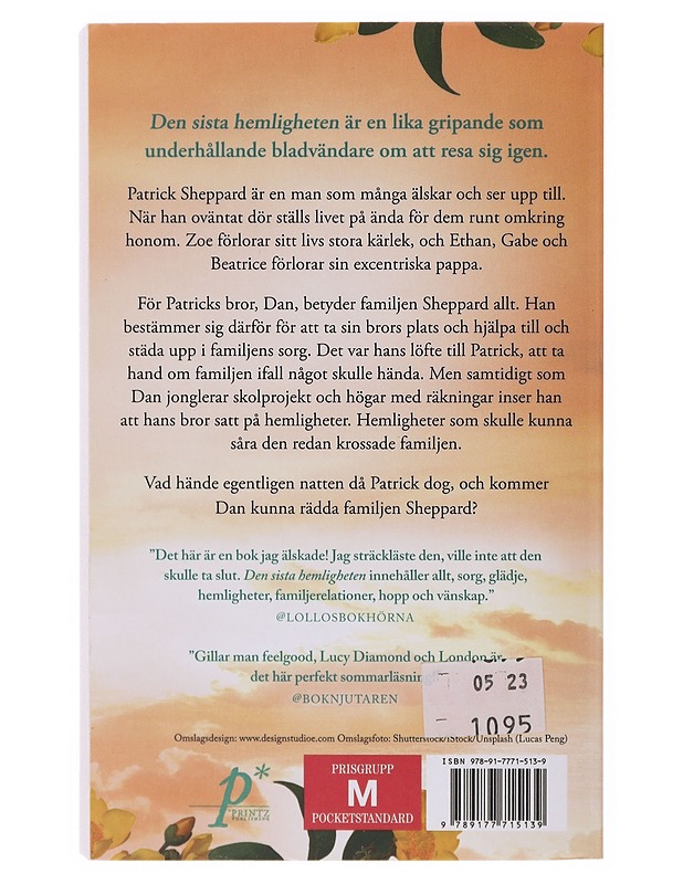 Den sista hemligheten - Lucy Diamond  - Romaanit ja novellit - 10105643036 - 1