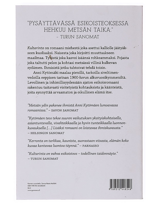 Kultarinta - Anni Kytömäki - Romaanit ja novellit - 10105643088 - 1