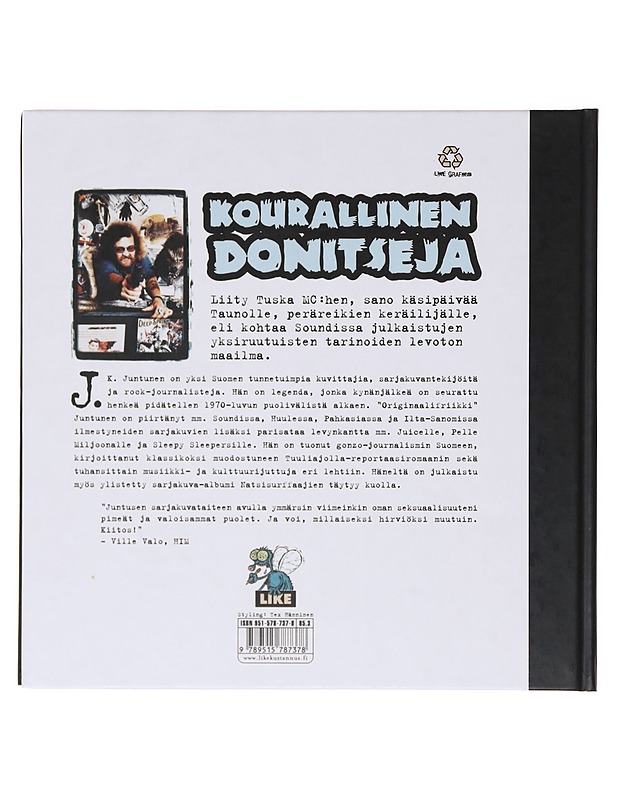 Kourallinen donitseja - Juho Juntunen - Sarjakuvat - 10105643168 - 1